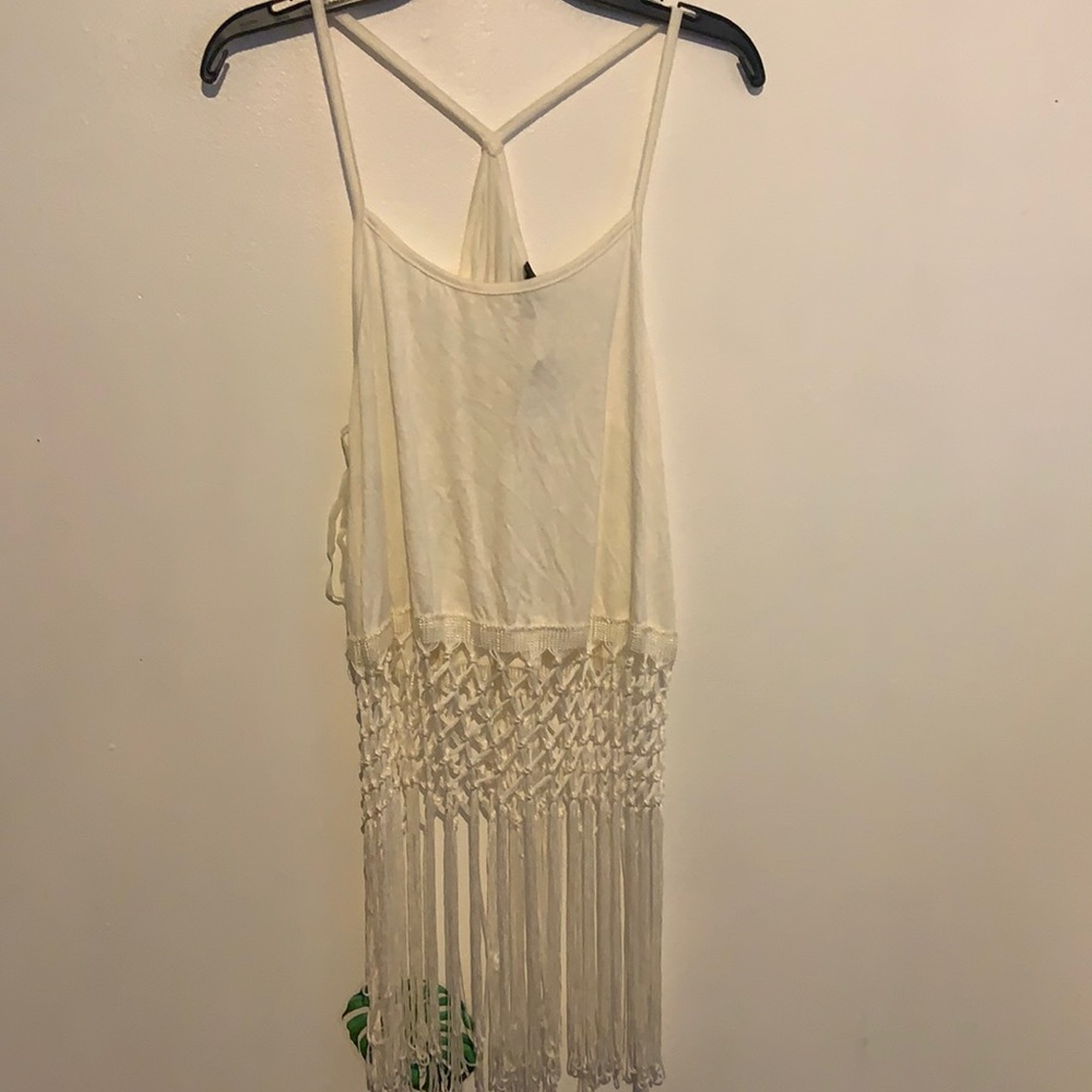 Cropped Fringe Shirt